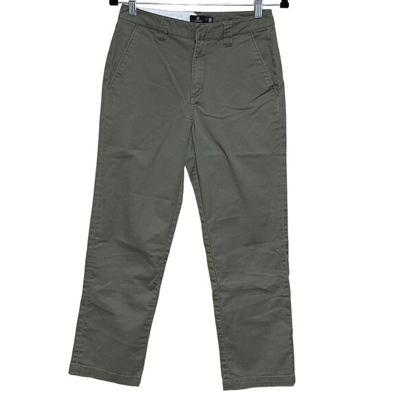 Volcom Mens Olive Green Chino Pants Size 25‎ Relaxed Fit Comfortable - Picture 1 of 11